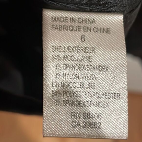 Theory Black Sheath Dress with Satin Bow - Picture 6 of 6